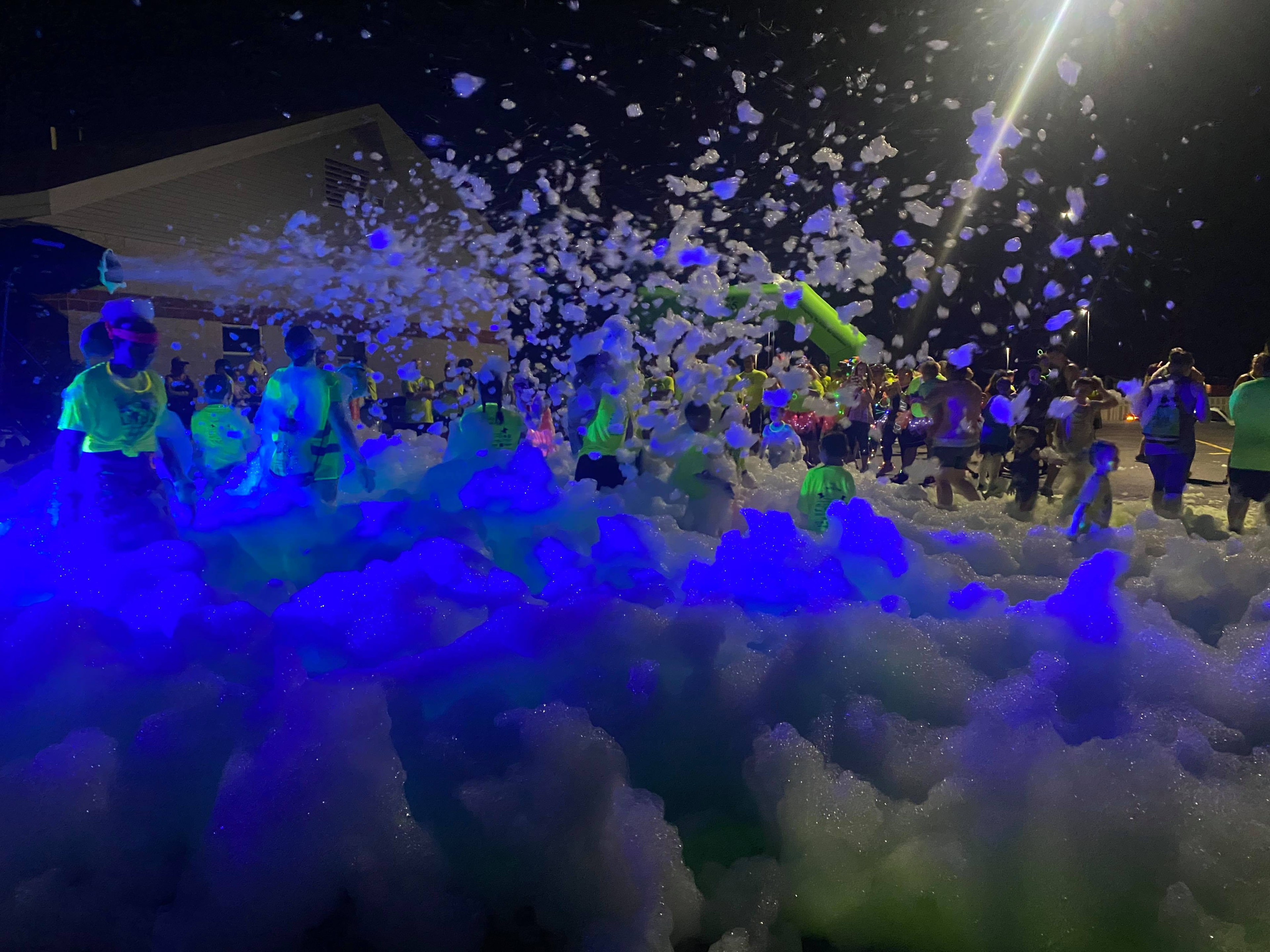 Foam party with DJ