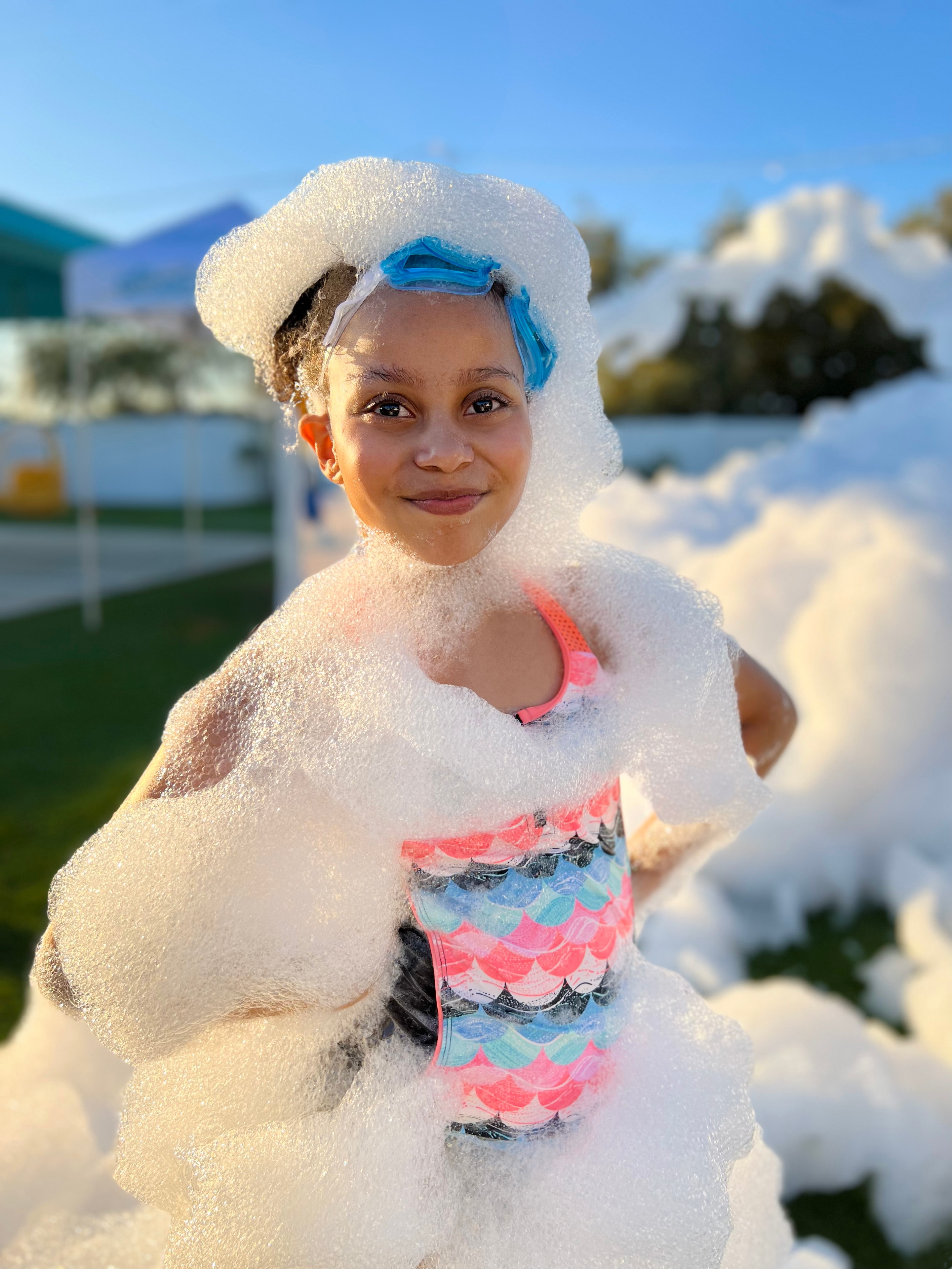 Birthday foam party bash